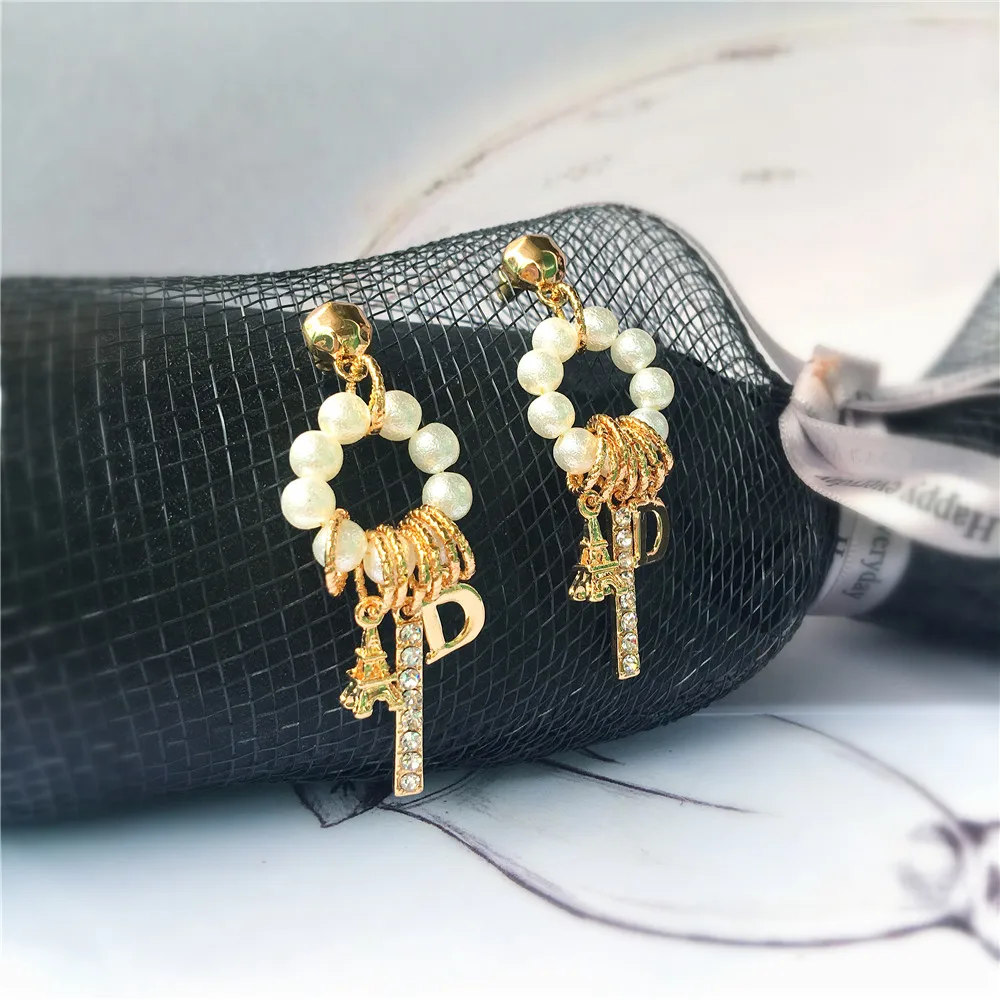 2018 новый продукт роскошный модный винтажный имитация жемчуга Висячие Ювелирные