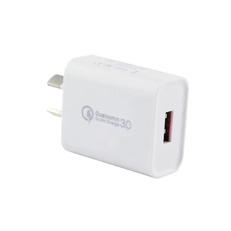 Быстрое зарядное устройство QC3.0 18 Вт USB домашнее дорожное настенное быстрое для