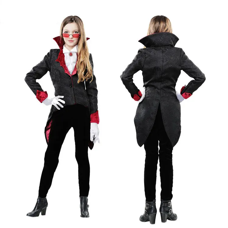 IREK новый костюм для вечеринки на Хэллоуин взрослых детей Леди Мода вампир дьявол