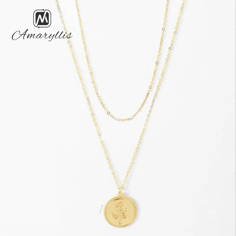 Женское Ожерелье чокер с подвеской в виде Розы|Цепочки| |