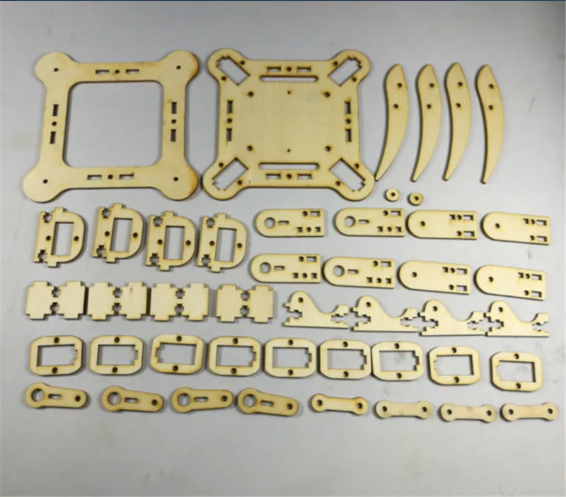 DIY mePed V2 четвероногий робот набор деревянных пластин 3 мм mePed части v2 деревянный лист лазерная резка четырехкратный механический набор