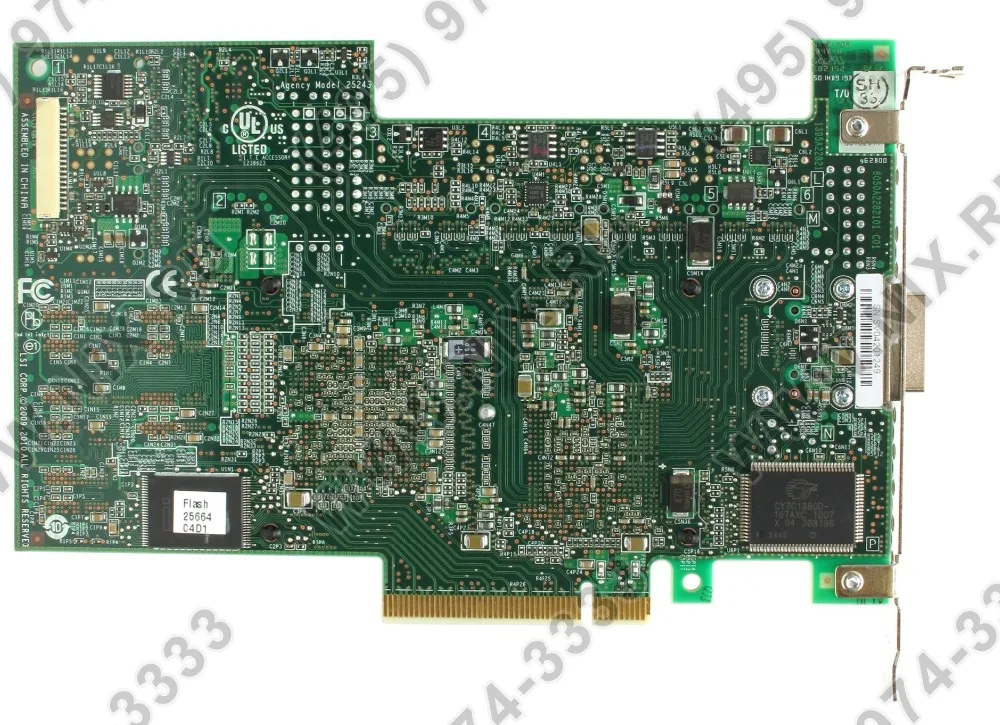 

RaidStorage Avago LSI 3ware SAS 9750-16i4e LSI00252 20 port 512MB cache SFF8087 SFF8088 RAID0.1.5.6 PCI-E2.0 x8 Controller Card