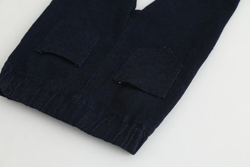 Meninas деним джинсы с кружевом для девочек модные Pantalones Campana маленьких осенние