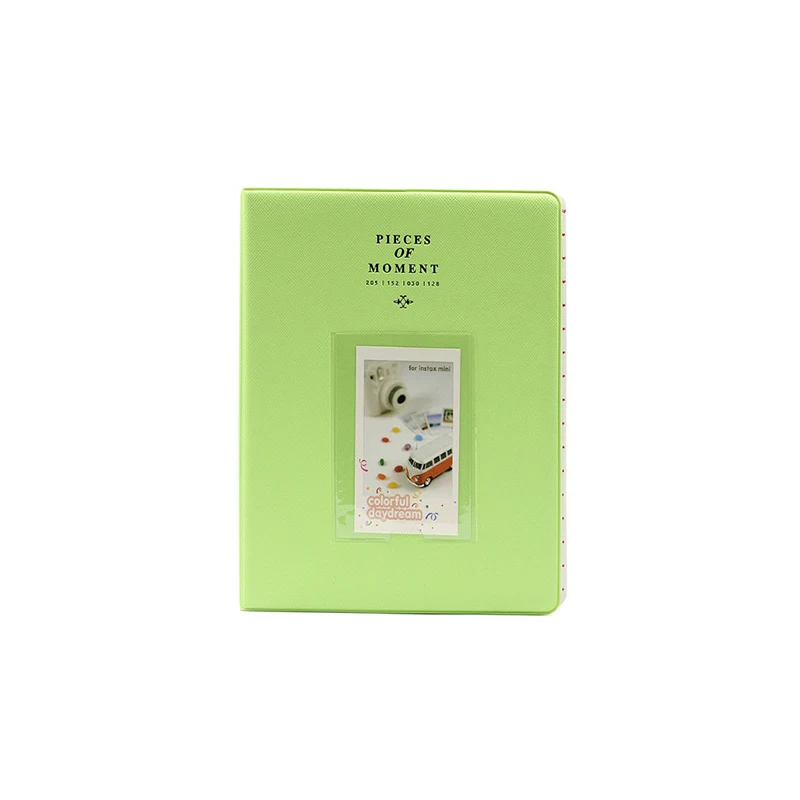 Green 128 карманов фотоальбом мини мгновенный чехол для хранения фотографий для Polaroid Fujifilm Instax Mini 8+ 9 Instax фотоальбом - Цвет: Green