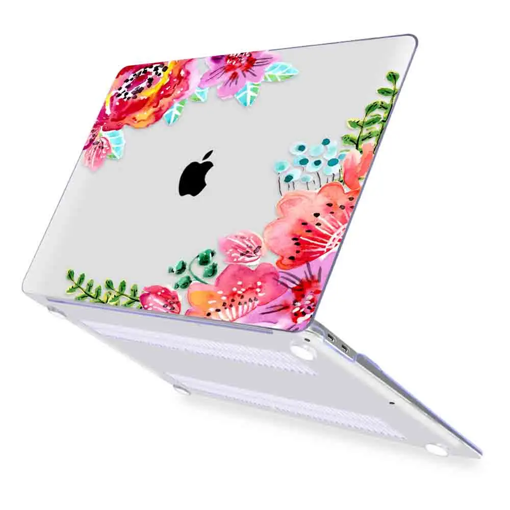 A001 Чехол для ноутбука Redlai цвета кристально чистый для Macbook Pro 13,3 15,4 retina Air 13 дюймов A1932 для Macbook Pro 13 16 Touch bar - Цвет: A001