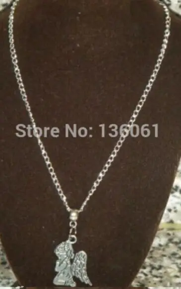 Винтажное серебряное Осьминог Тигр Ангел гиппокамп башня компас листья Крест