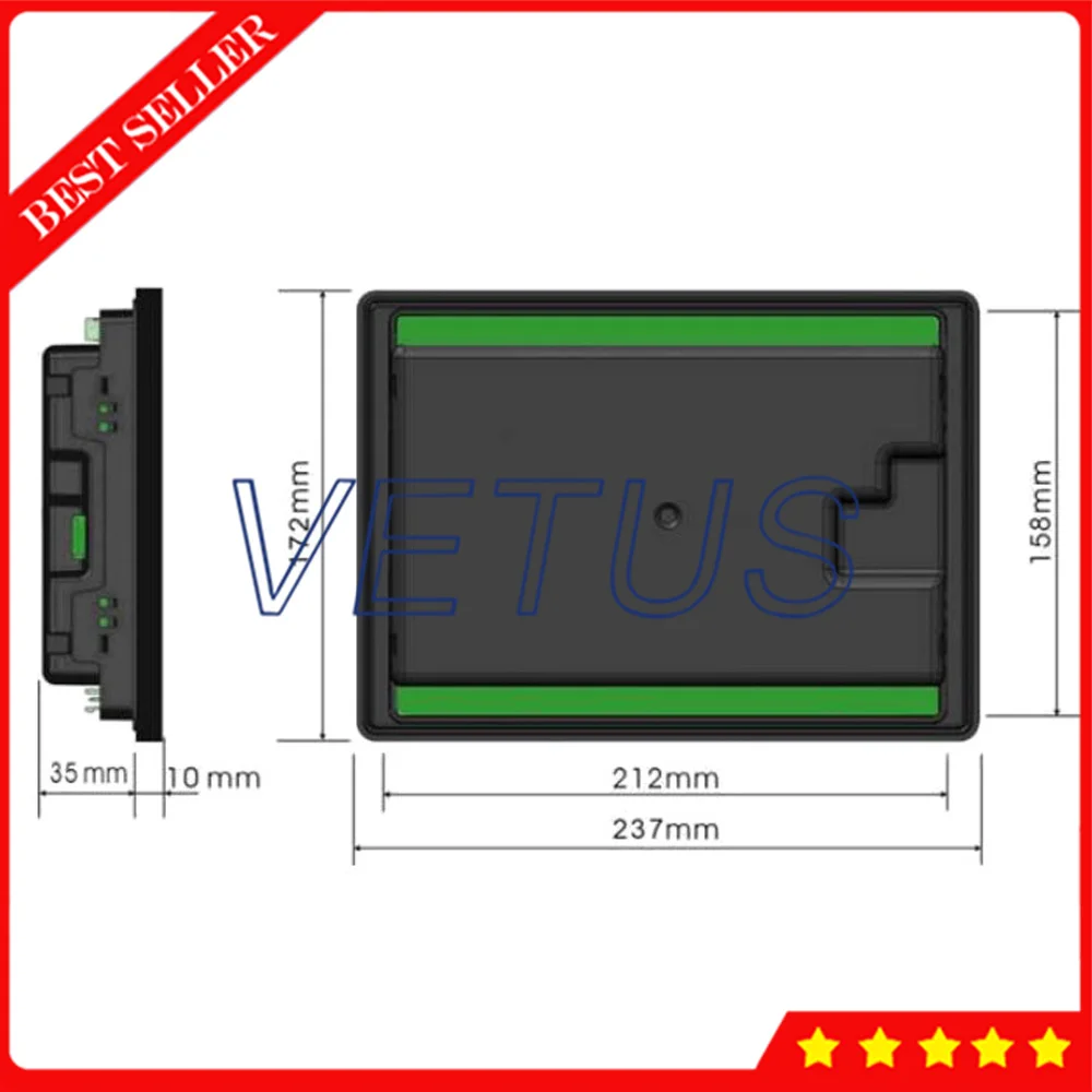 Модульный дизайн ЖК дисплей с подсветкой HGM9320CAN Genset контроллер ARM на основе 32 бит