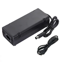 20pcs high quality eu plug 12v 115w ac adapter charger power supply cord cable for xbox360 xbox 360 e with dc cable