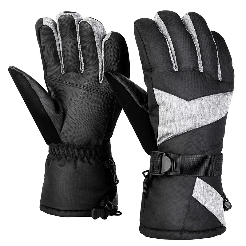 Ski Gloves Men Women Snowboard Waterproof Warm Snow Skiing Glove Outdoor Sport Snowmobile Hiking Motorcycle Riding | Спорт и
