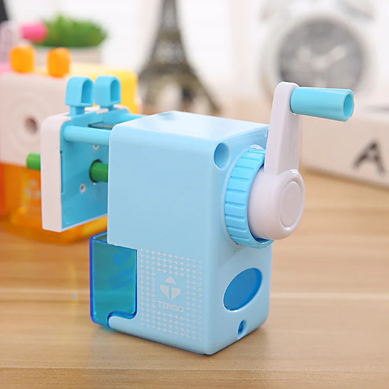 Cartoon Pencil Sharpeners Basic Type for Office Hand Crank Cutting Machine Kids Student Gift School Supply Stationery | Канцтовары для