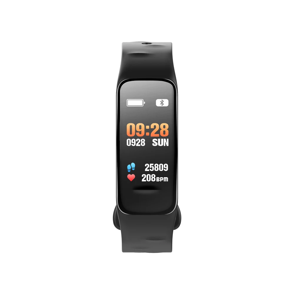 696 Bluetooth Smart группа крови Давление и монитор сердечного ритма Цвет Экран браслет