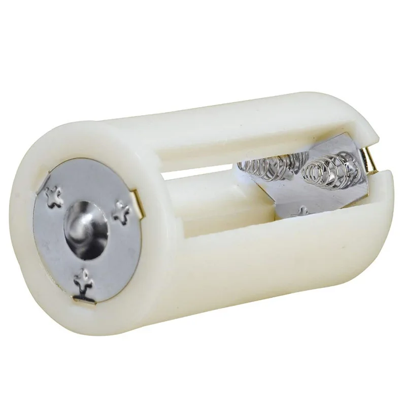 Новый Улучшенный полупрозрачный адаптер для батарей типа АА до размера D чехол