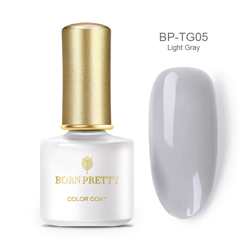 BP-TG05 BORN PRETTY УФ-гель для ногтей 6 мл полупрозрачный Опаловый Желейный Гель-лак для ногтей розовый лак замочить от УФ Led Nail Art Laquer - Цвет: BP-TG05