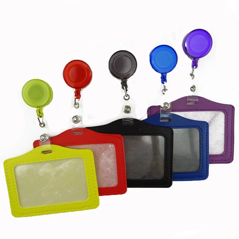 10 шт. горизонтальный стиль держатель для кредитных карт из искусственной кожи с