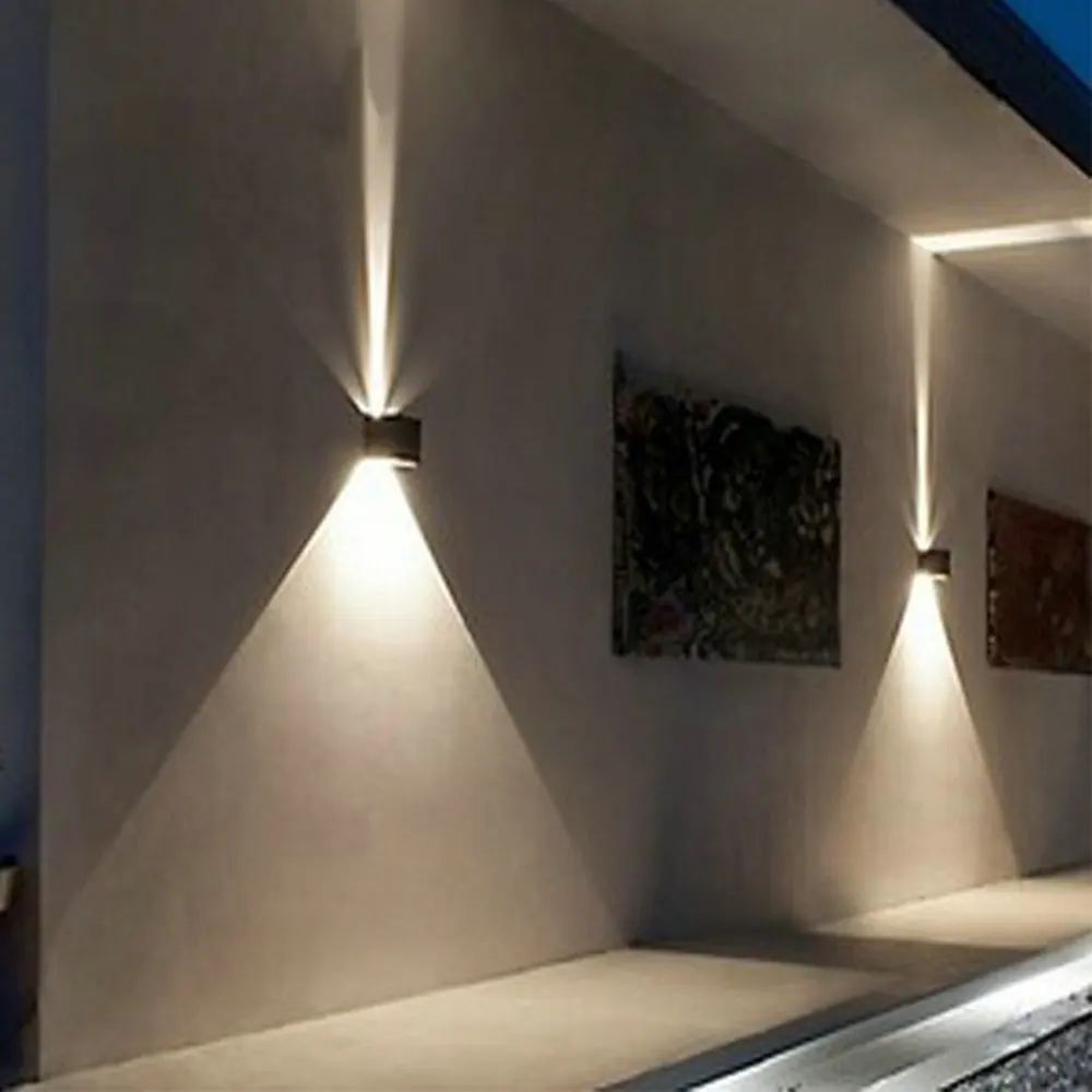LED Outdoor Wall Sconce Porch Up Down Light Fixtures Waterproof Lamp Exterior Lighting Indoor Modern For Bedroom Garden Home | Освещение