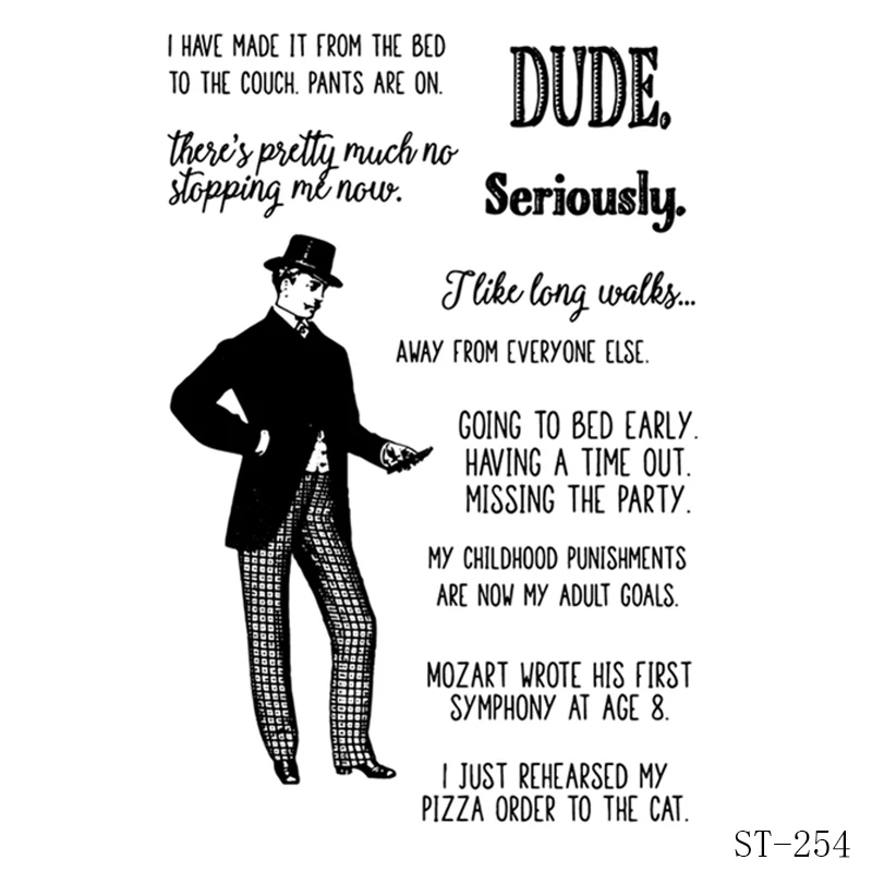 AZSG большое предложение креативные и красочные прозрачные штампы для