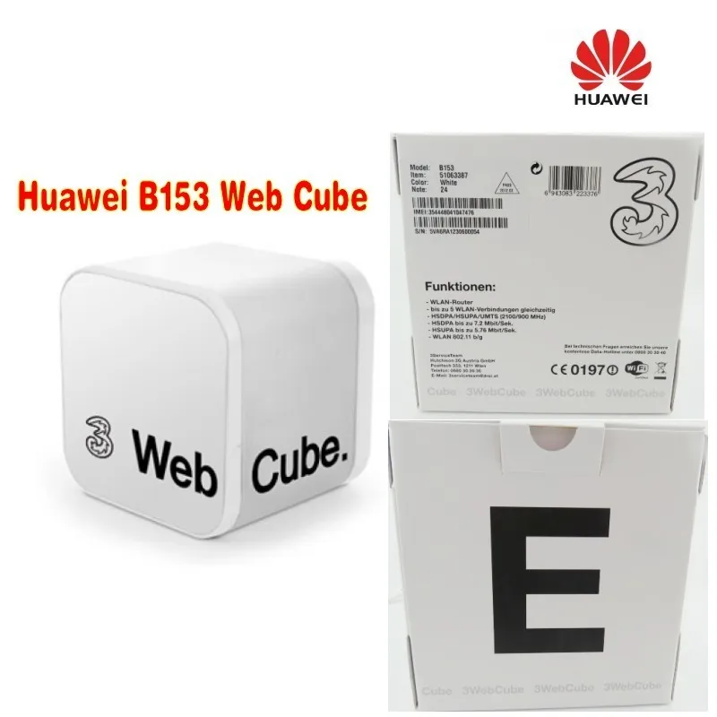 Разблокированный Huawei B153 веб куб беспроводной маршрутизатор Wi Fi 802.11b/g/n 3G HSDPA WCDMA 7 2