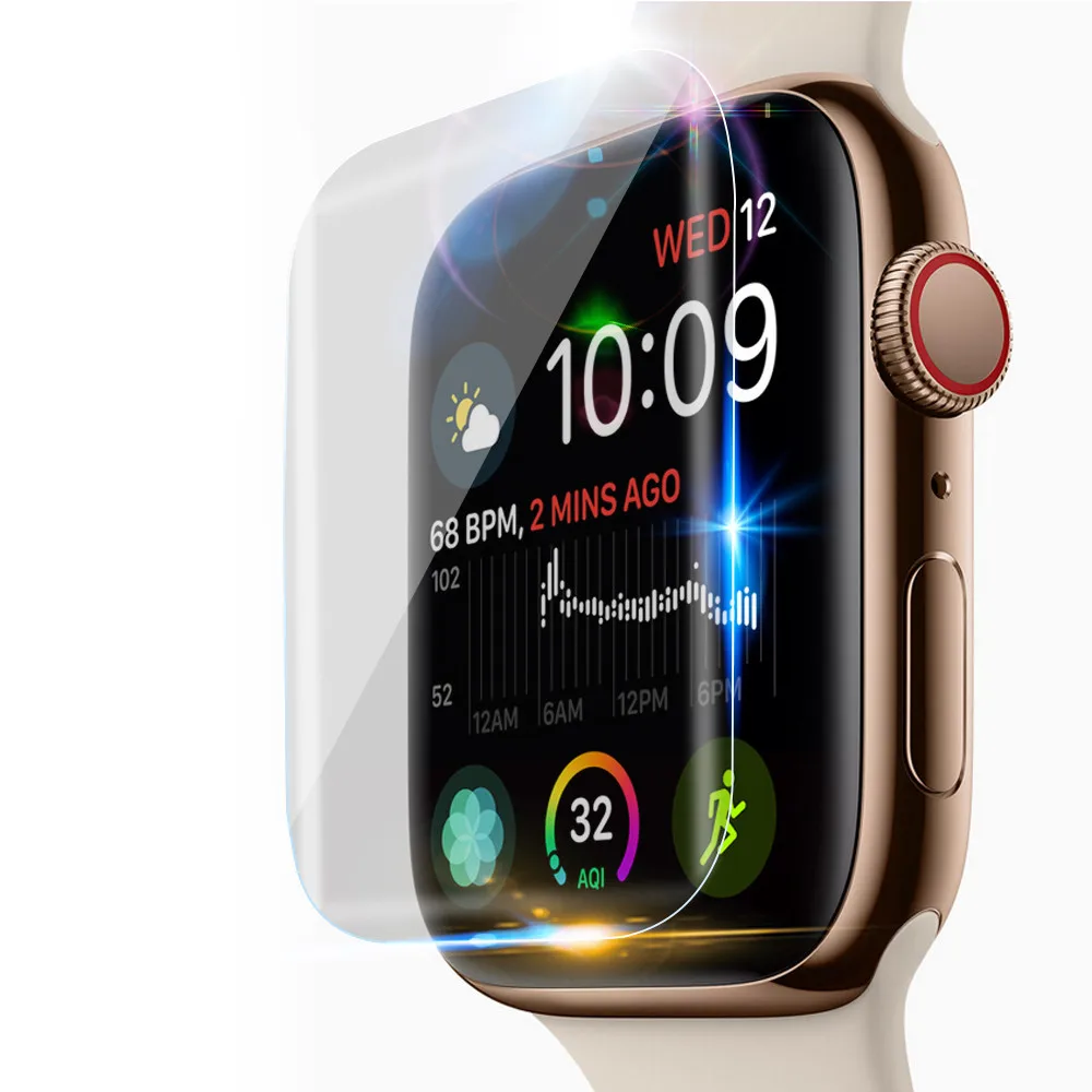 Смарт аксессуары 5 шт. Взрывозащищенная защитная пленка из ТПУ для Apple Watch серии 4 40