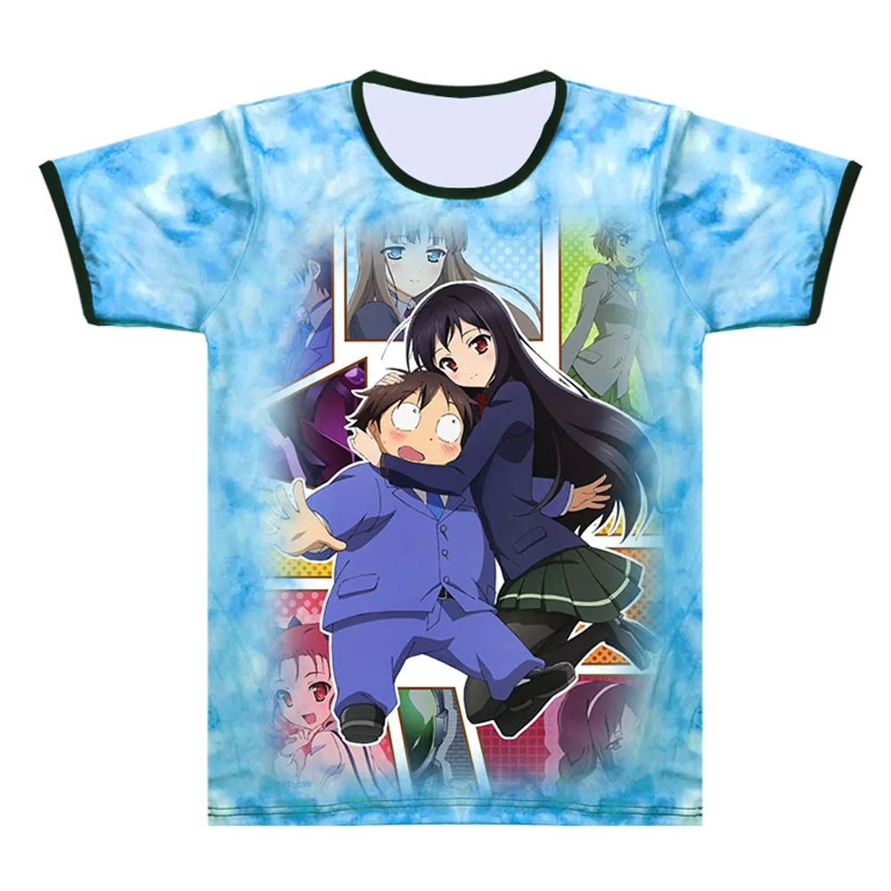 Рубашка с японским аниме футболки Accel World костюм для косплея Kuroyukihime Kuroyuki Hime в