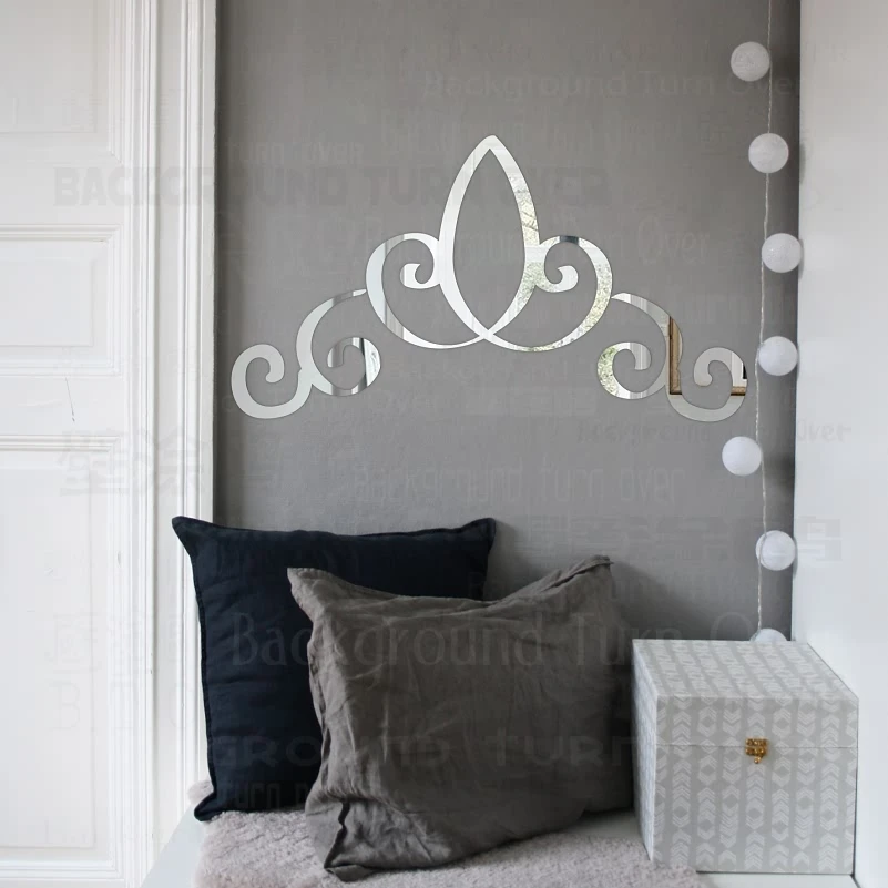 Зеркальная Настенная Наклейка s наклейка для дома спальни декора комнаты детской