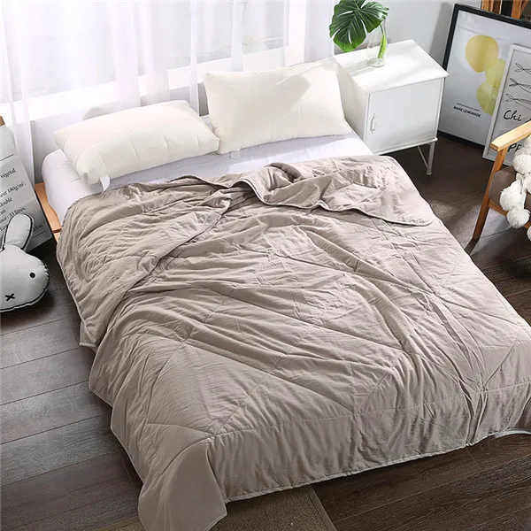 style4 Простое моющееся летнее хлопковое покрывало, одеяло, покрывало для кровати, одеяло, подходит для детей, взрослых, Твин, королева, зеленое постельное белье - Цвет: style4