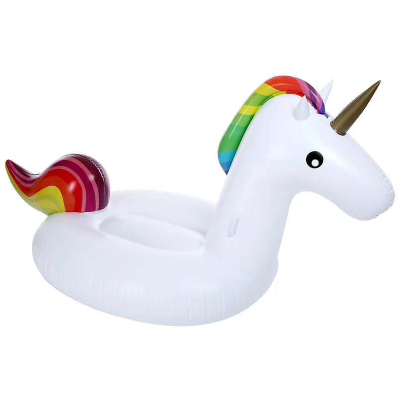 Надувной поплавок для бассейна 200 см|inflatable unicorn pool float|inflatable poolunicorn |