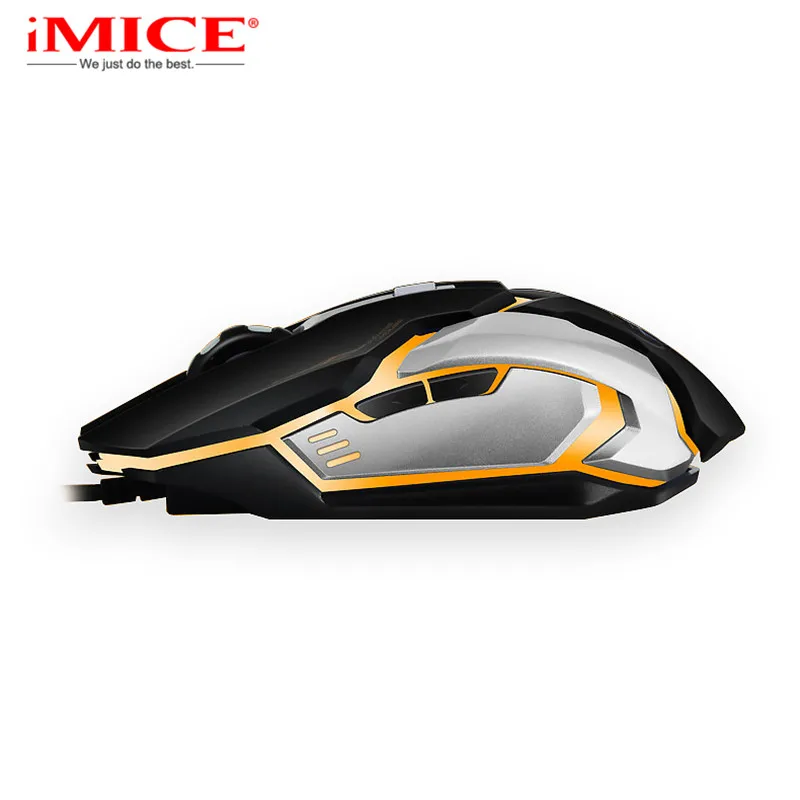 IMice V6 6 Кнопок Компьютерной Мыши Оптическая USB Gaming Проводная Мышь Colorful Подсветка