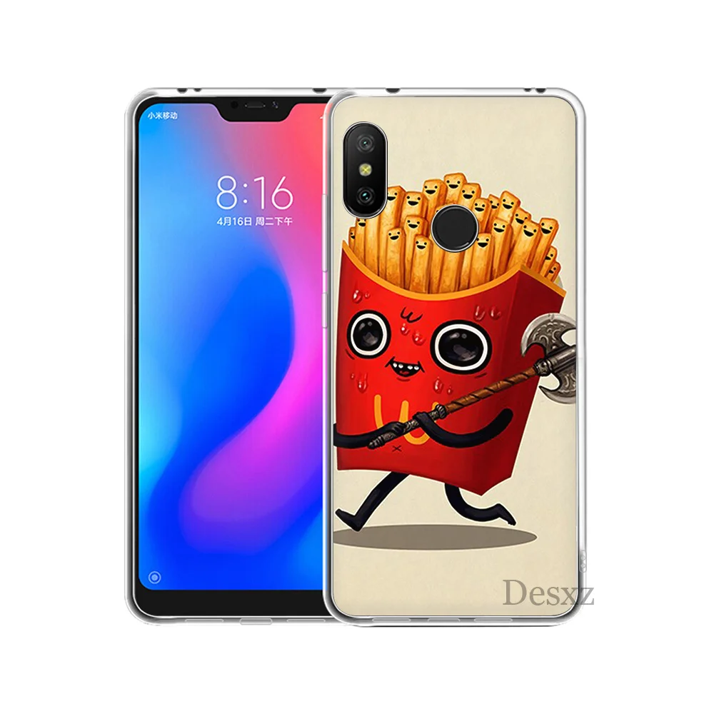 Чехол для телефона Fries Burger Pizza Обложка Redmi Note 3 4 4X5 Pro 5A A Prime | Мобильные телефоны и