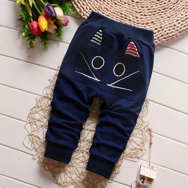 Pantalones de algod&oacute;n con dibujos animados para beb&eacute;, pantal&oacute;n de 0 a 3 a&ntilde;os, novedad de primavera, 2016-2