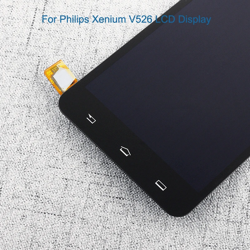 Для Philips Xenium V526 ЖК-дисплей+ сенсорный экран дигитайзер сборка Замена для Philips Xenium V526 ЖК-экран 5," ЖК