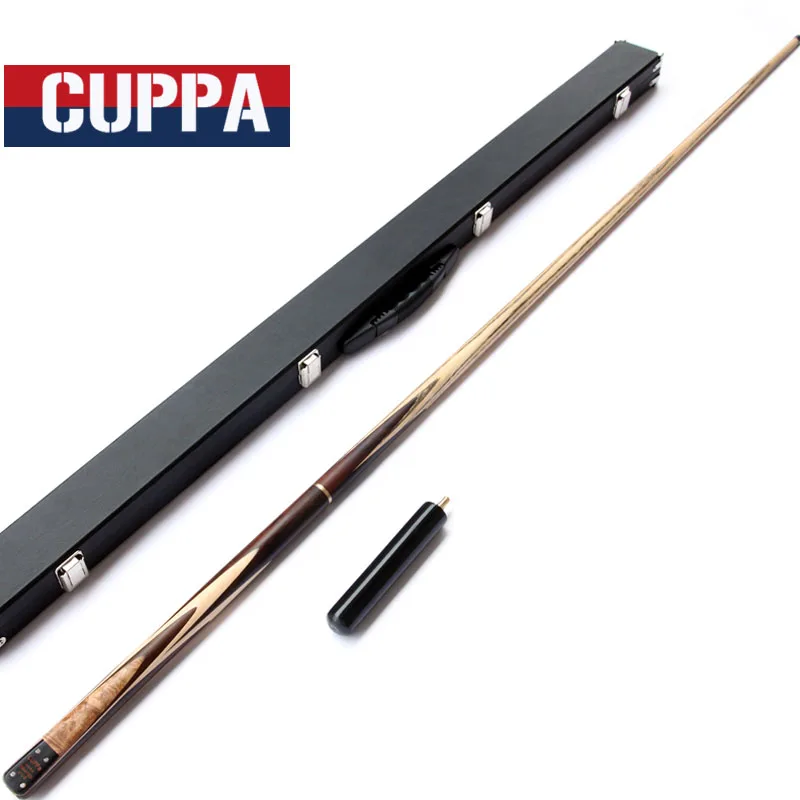Ручная работа Cuppa 3/4 Snooker Cue s Stick бильярдный 9 8 мм/11 5 мм наконечник с черным Чехол