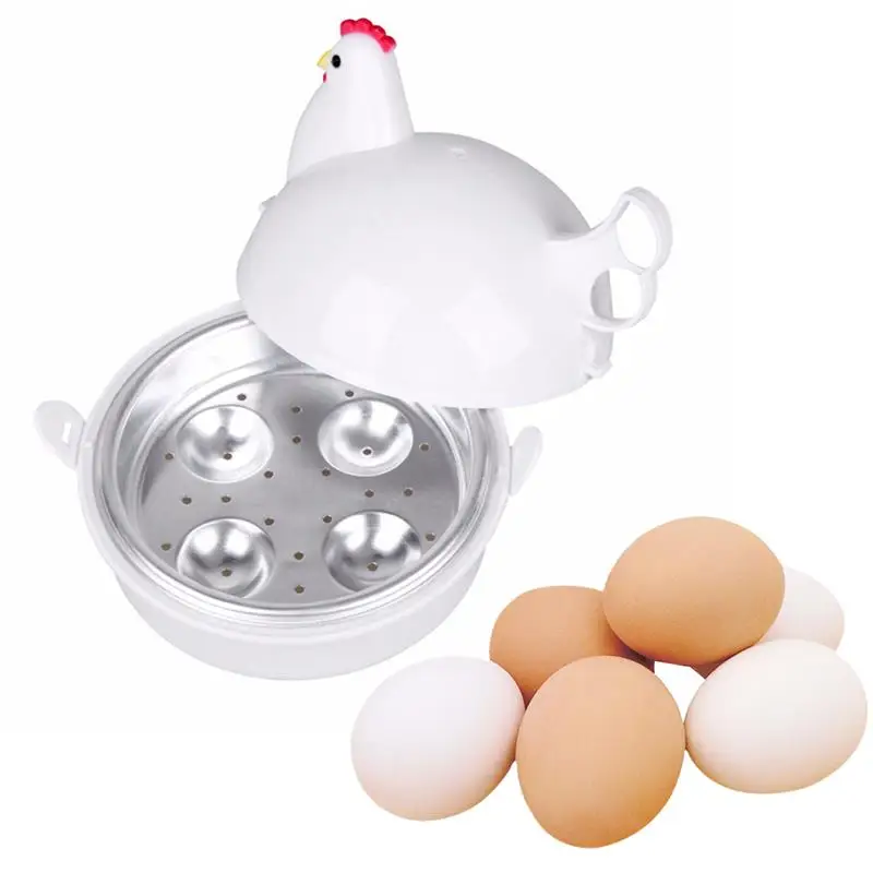 Креативная форма курицы микроволновка для яиц кастрюли плита из нержавеющей