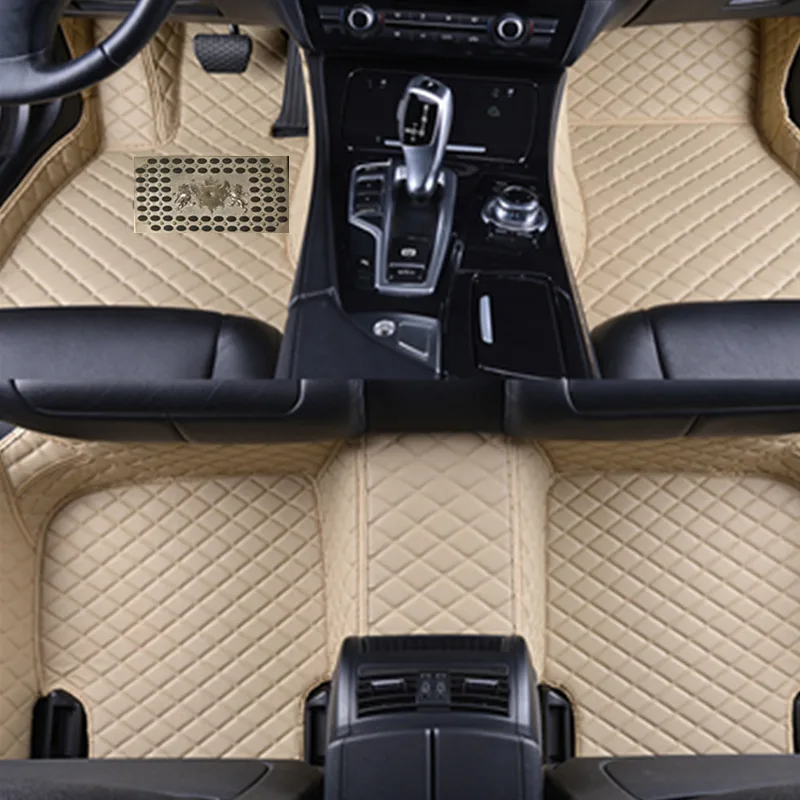 Подходит для Land Rover Discovery 5(L462)- кожаные аксессуары интерьерные ковры напольные коврики водонепроницаемые автомобильные коврики