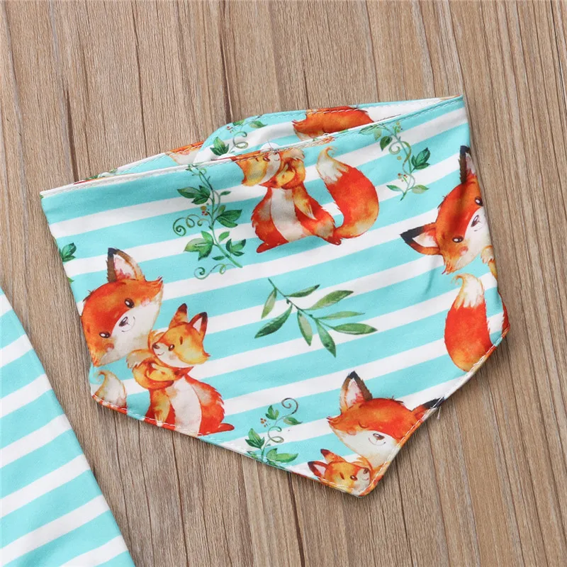 Футболка для новорожденных девочек CANIS футболка с лисой штаны цветочным принтом