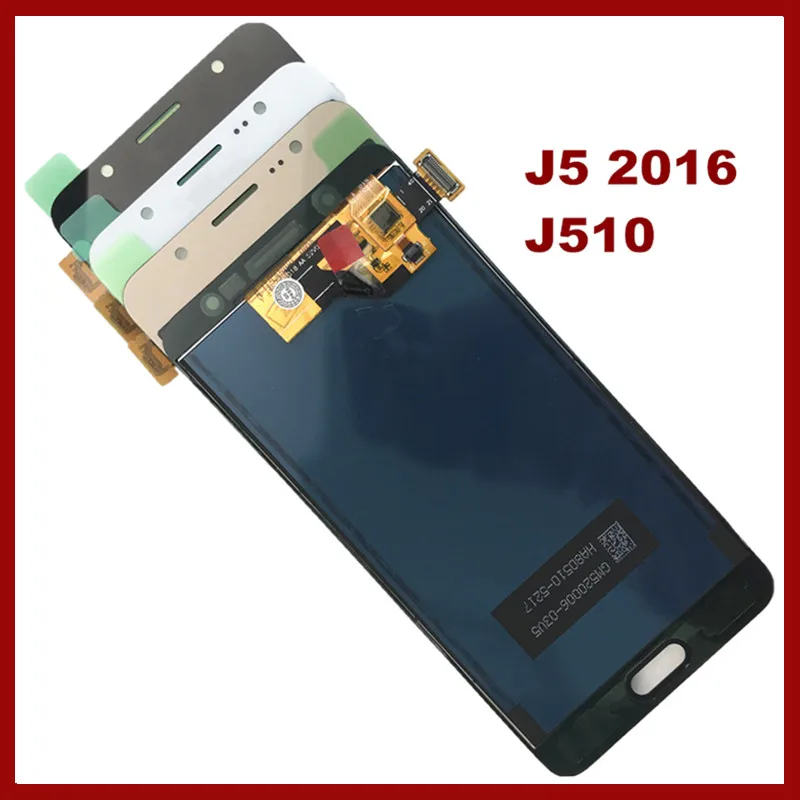 3 цвета для Samsung Galaxy J5 2016 j510 J510F J510FN J510M J510Y J510G сенсорный экран дигитайзер + ЖК