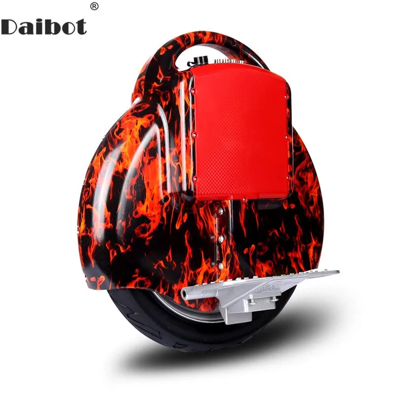 Электрический Одноколесный скутер Daibot, 14 дюймов, самобалансирующиеся скутеры с Bluetooth, 350 Вт, 60 В, Электрический Одноколесный велосипед, один для взрослых