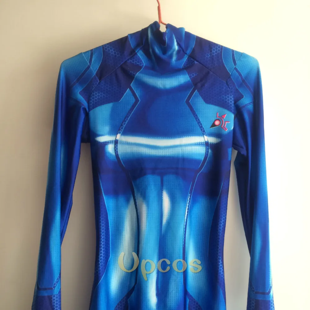 Костюм ZSS с 3D принтом Samus Aran Zero костюмы Zentai костюм из лайкры и спандекса Женский