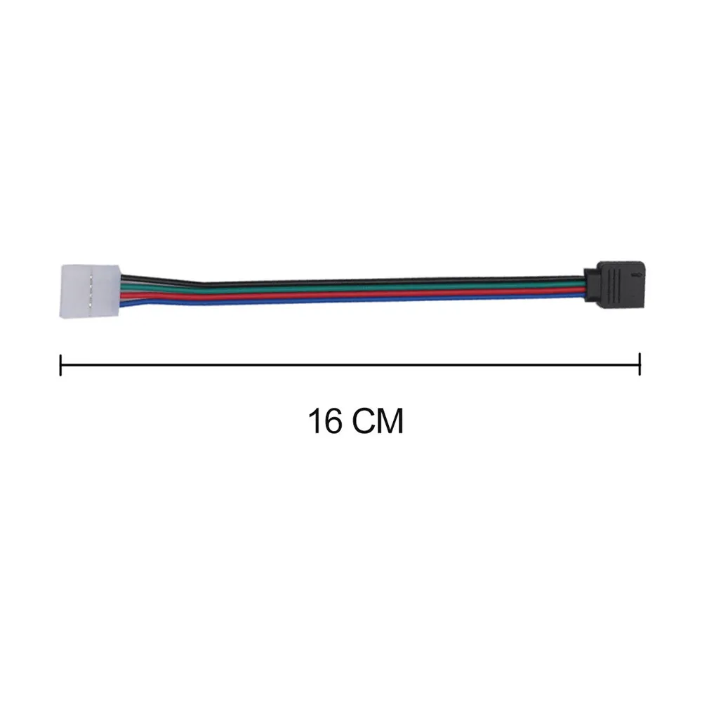 10 шт. мм 4-контактный разъем PCB для светодиодных лент RGB 5050 3528 | Лампы и освещение
