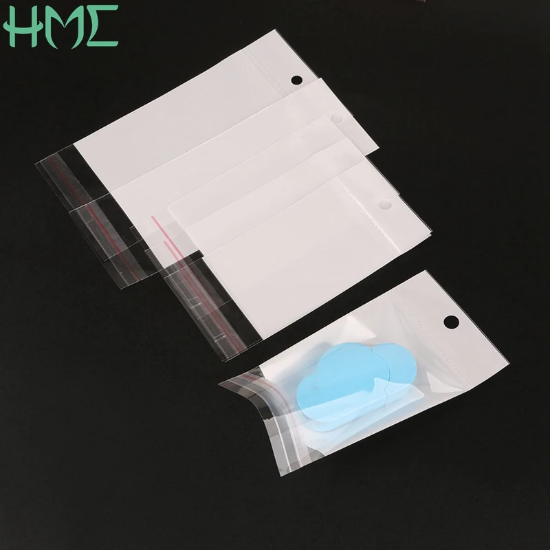 100 шт. прозрачные самоклеящиеся пакеты для хранения ювелирных изделий | Дом и сад