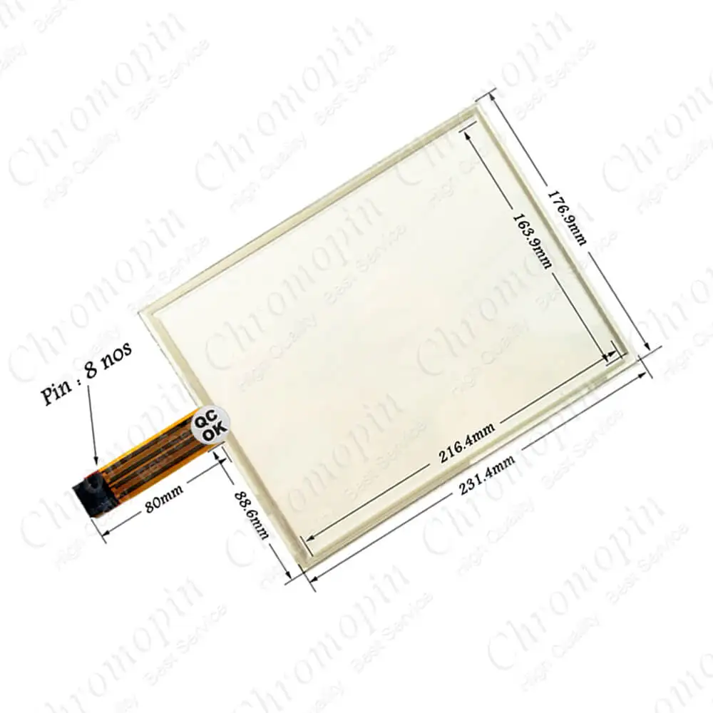 Touch screen for AB 2711P-B10C4A1 2711P-B10C4D8 2711P-B10C4D9 2711P-B10C4A9 PanelView Plus CE1000 with Membrane keypad | Компьютеры и