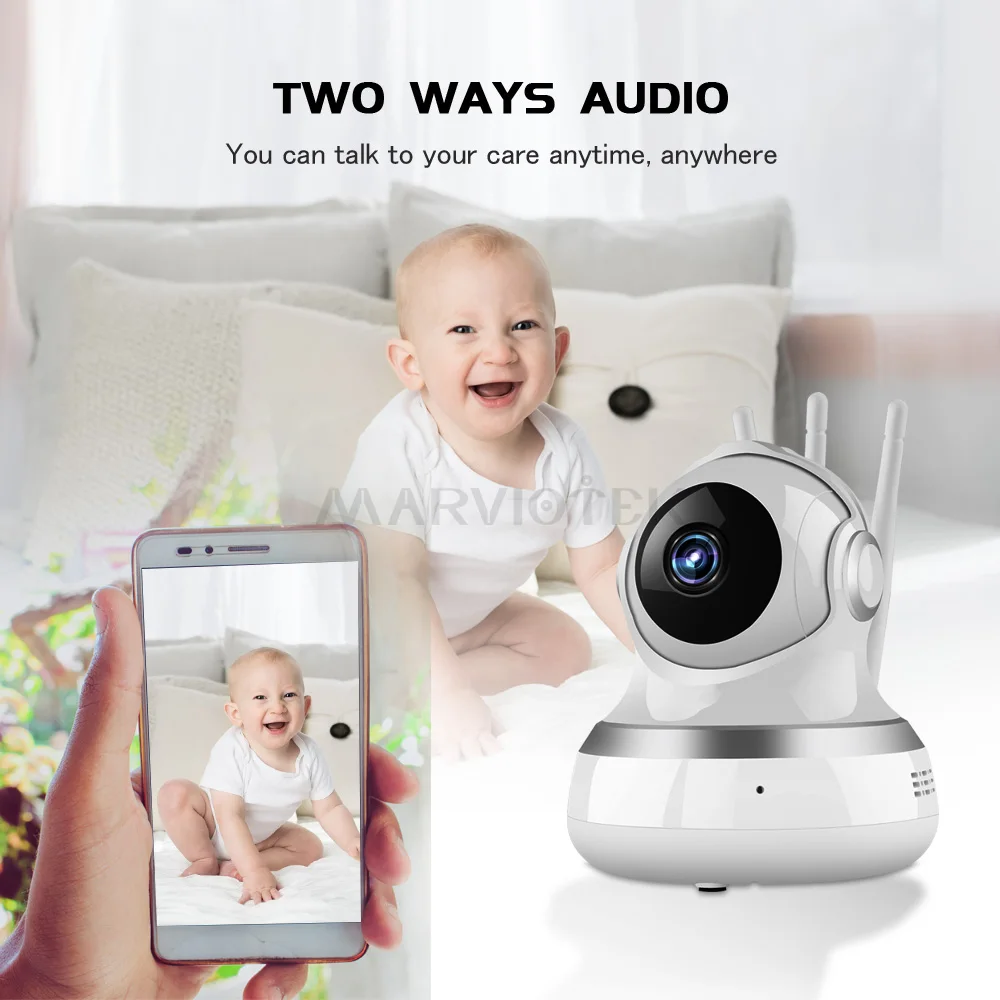 720 p Мини Беспроводная ip камера WiFi WI FI Запись видео камеры наблюдения детская