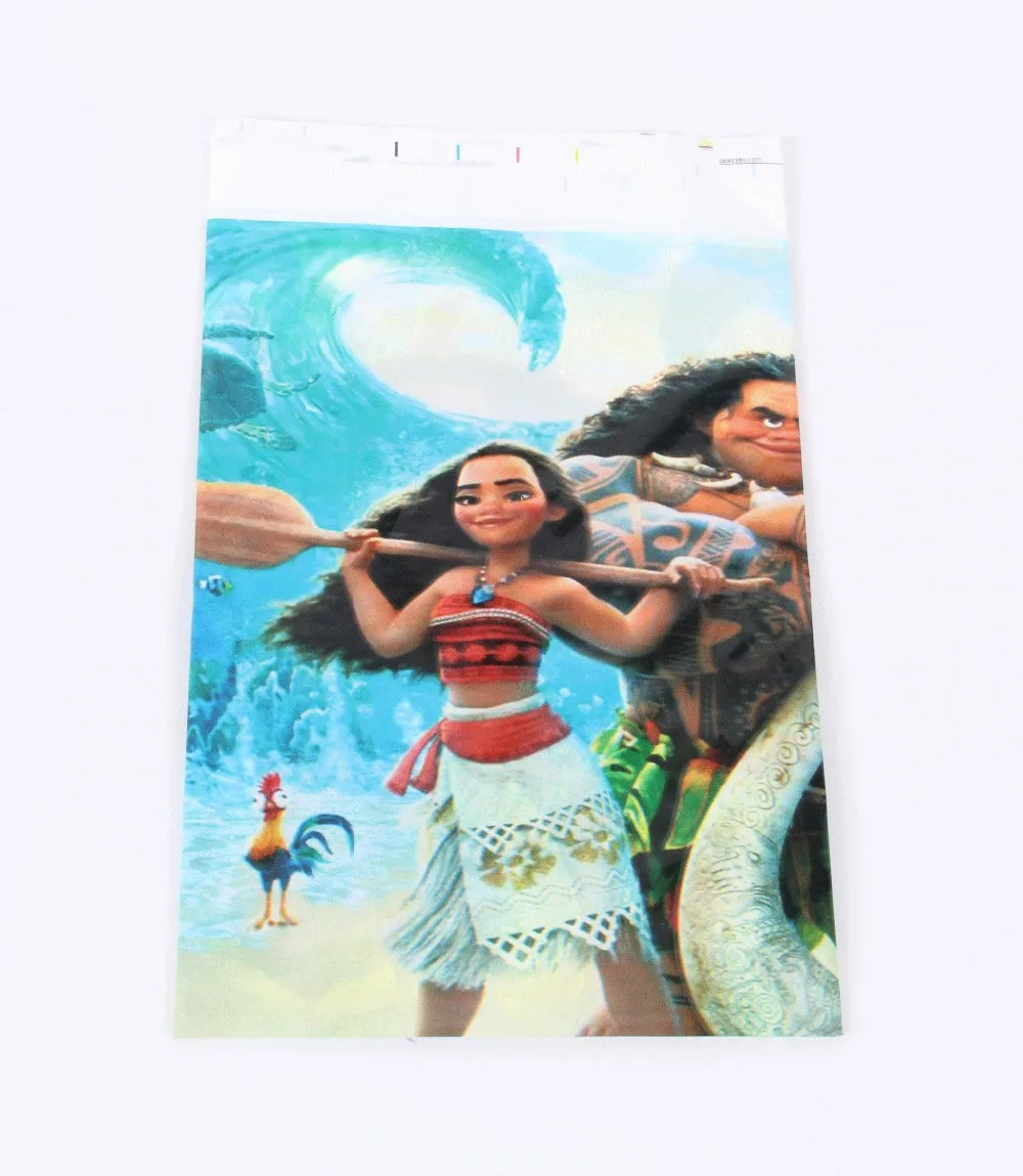 Moana 108*180 см мультфильм Единорог розовая пластиковая Скатерть Обложка вечерние украшения для детей день рождения украшения поставки - Цвет: Moana