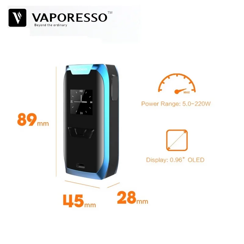 Оригинальный испаритель Vaporesso Revenger X 220W TC бокс мод подходит для NRG Tank 18650 battery VS Vgod