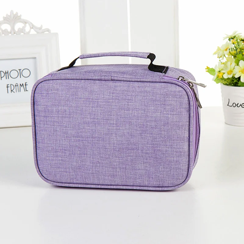 Большой пенал из ткани Оксфорд с 72 отверстиями для карандашей|pencil case|astuccio scuolapencil