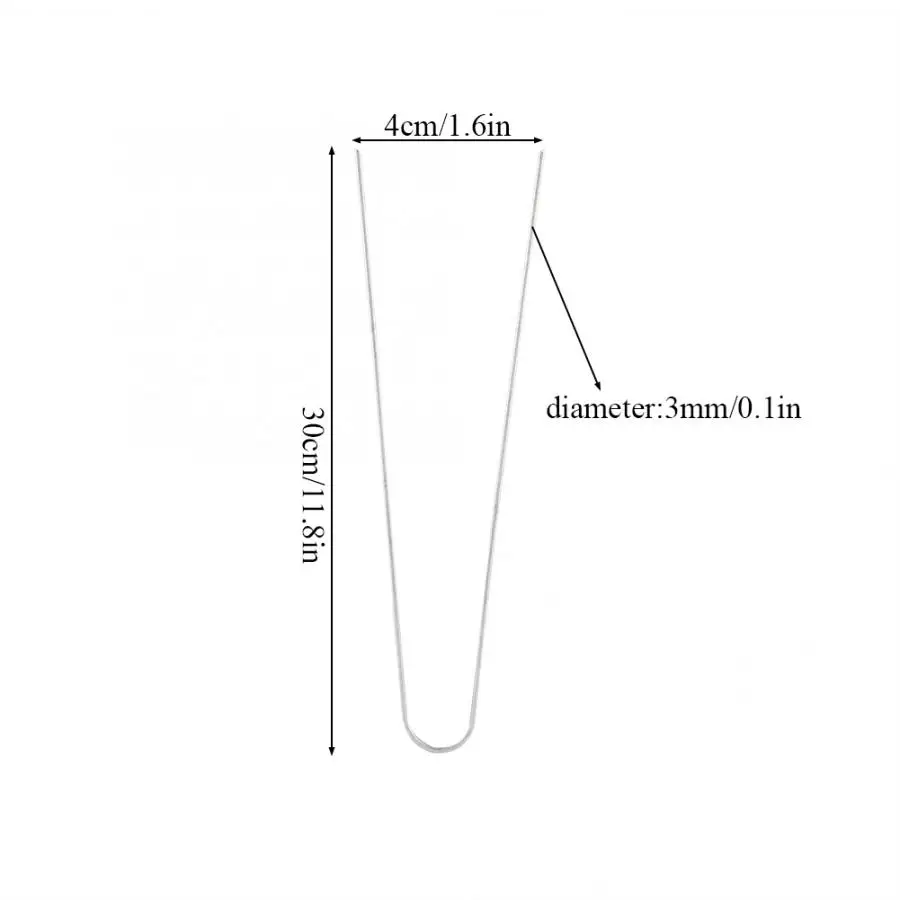 Стальные U образные крепежные штифты для ландшафта 50 шт. скобы забора палатки