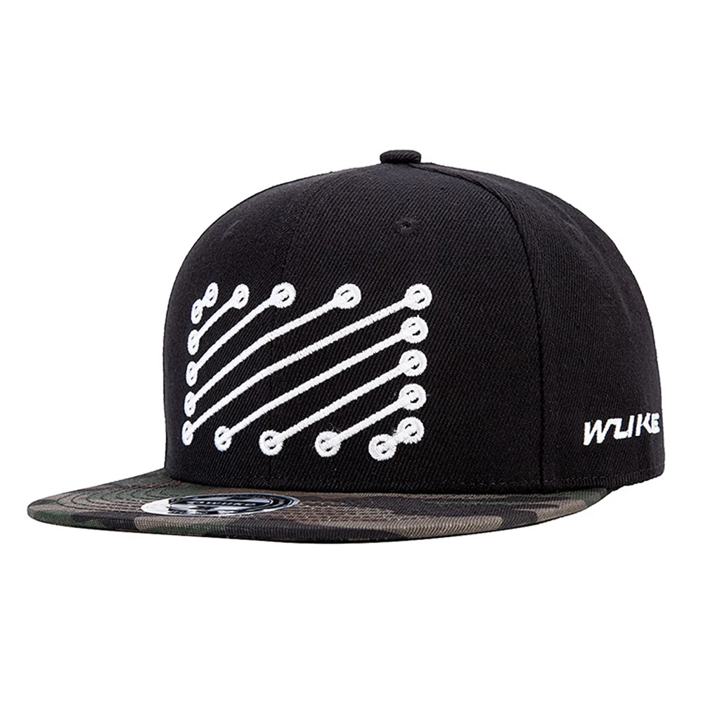 . Модная хип-хоп шляпа в полоску с вышивкой Snapback шапки кепки для мужчин и женщин