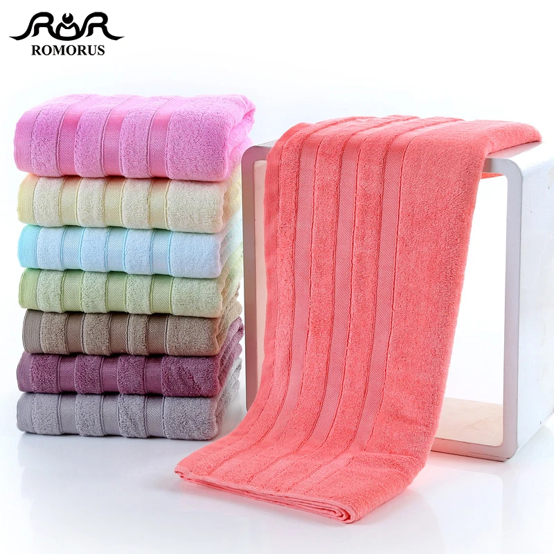 8 однотонных Цвета 100% бамбук Полотенца s летом прохладно бамбуковое волокно для