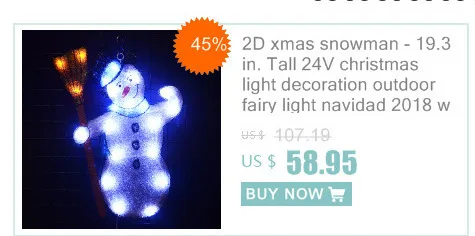 24V navidad Снеговик eva мотив светильник-18,7 дюймов Высокий Праздник Светодиодный светильник украшения Рождественский светильник ing наружное украшение дома