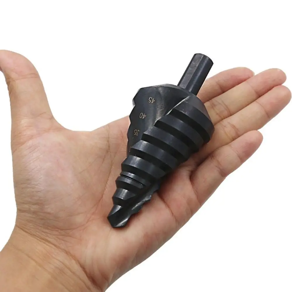 10 45 мм треугольная ручка с титановым покрытием спиральные пазы ступенчатые