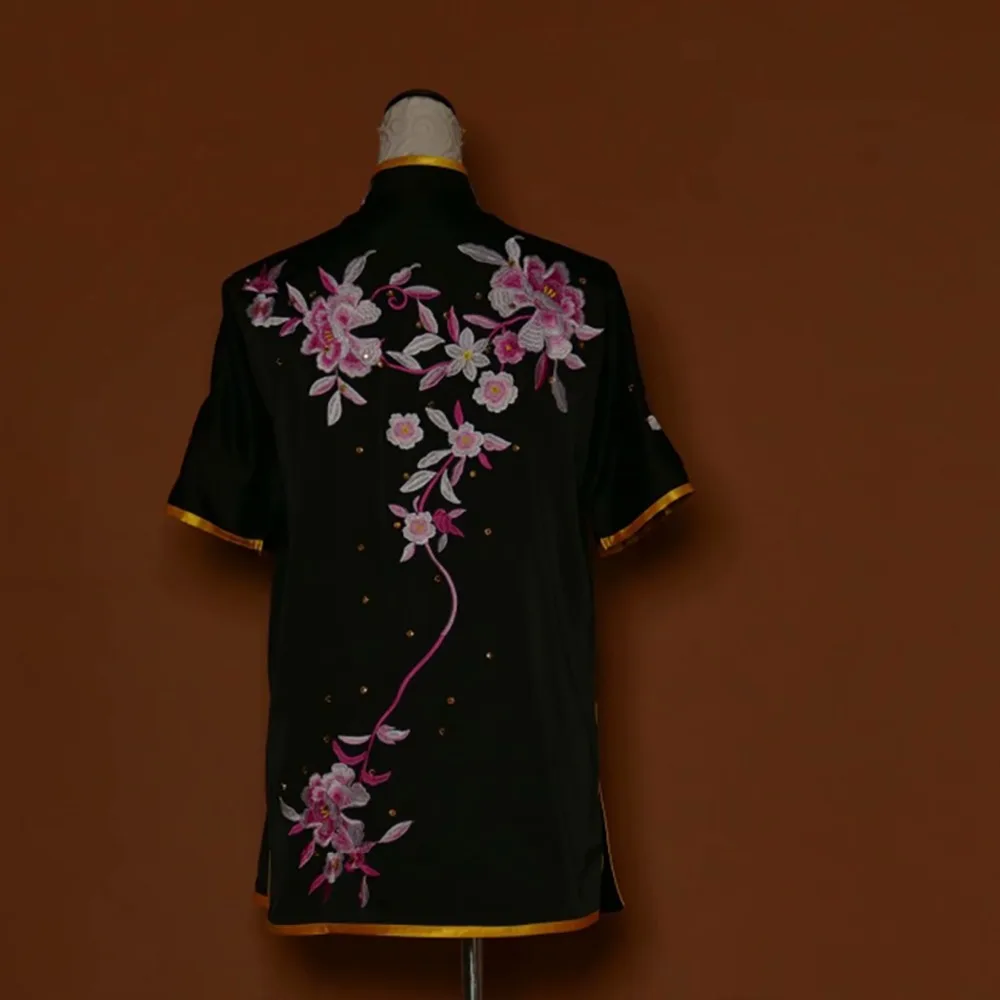 Wushu taichi одежда тайцзи changquan Униформа боевые искусства соревнования вышитые